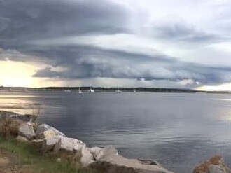 SOCIAL MEDIA IMAGE DISCUSS USE WITH YOUR EDITOR - Jenny Vickery shared this photo taken by Kerrie Black of the storm which swept through the Clarence Valley from Iluka on Tuesday, 9th March, 2021.