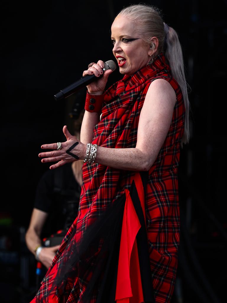 Performing at the TRNSMT Festival in Glasgow, Scotland, in July. Picture: Jeff J Mitchell/Getty Images