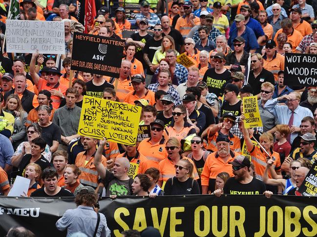 Victoria’s native logging industry will shut down by 2024, six years earlier than previously planned. Picture: Jason Edwards